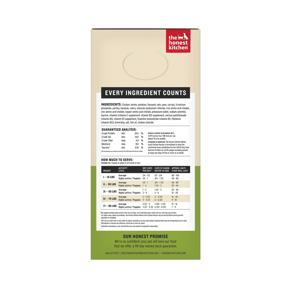 The Honest Kitchen Revel Chicken Ground Dry Dog Food, 10 lb. Box - Image 7