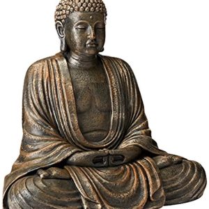 Oriental Furniture 2 1/2 Ft Tall Japanese Sitting Buddha Statue