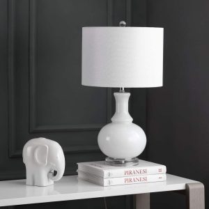 Safavieh Franny 25.75 in. H Ceramic Gourd Table Lamp, Set of 2