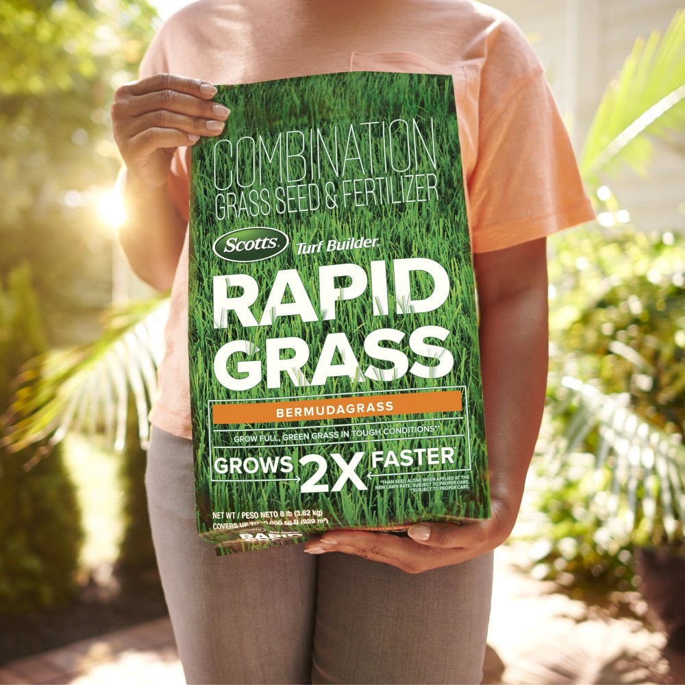 Scotts Turf Builder Rapid Grass Bermudagrass, Grass Seed and Fertilizer, 8 lbs. - Image 10