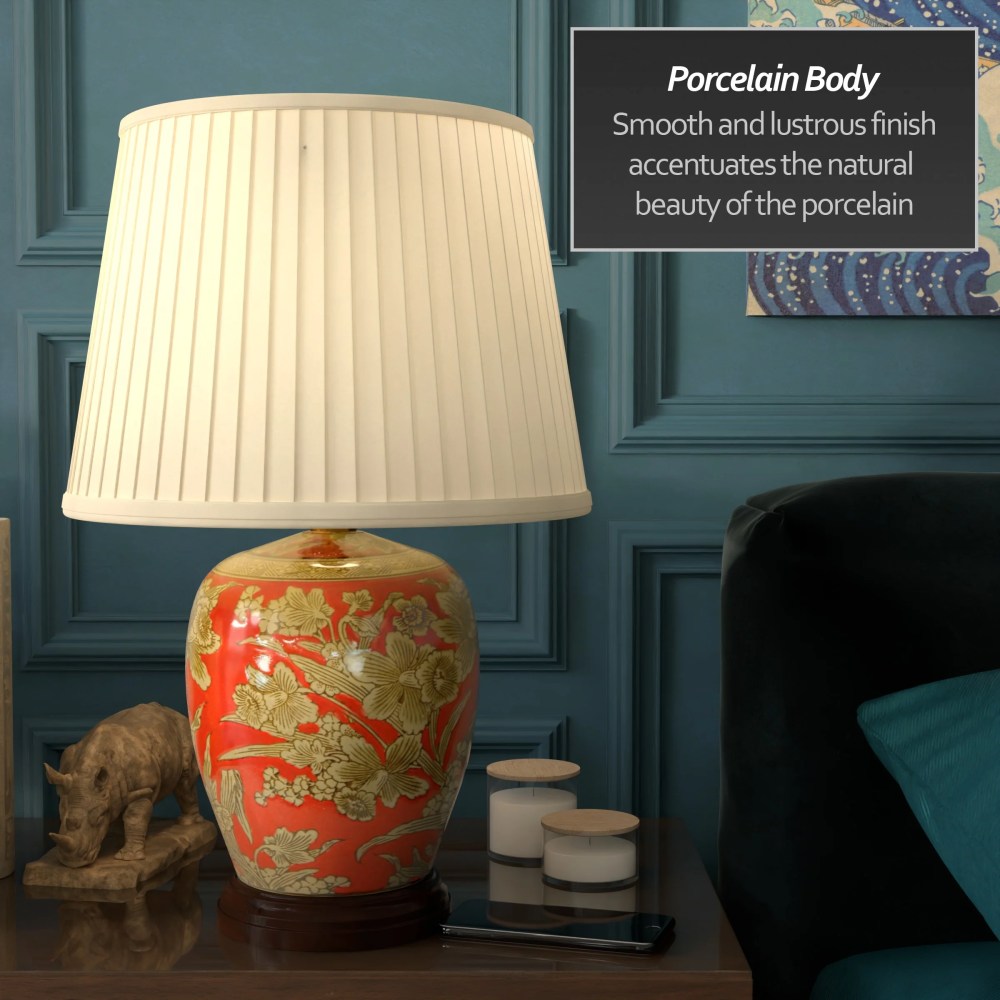 Red Lantern Table Lamps - Image 6