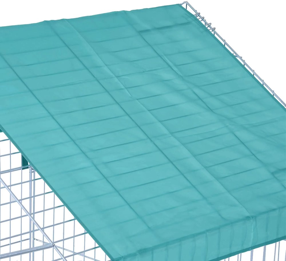 Mcage Flexible 87" X-Large No Rust Galvanized Outdoor Crate for Chicken, Puppies & Kittens with Pet Kennels & Crates - Image 5