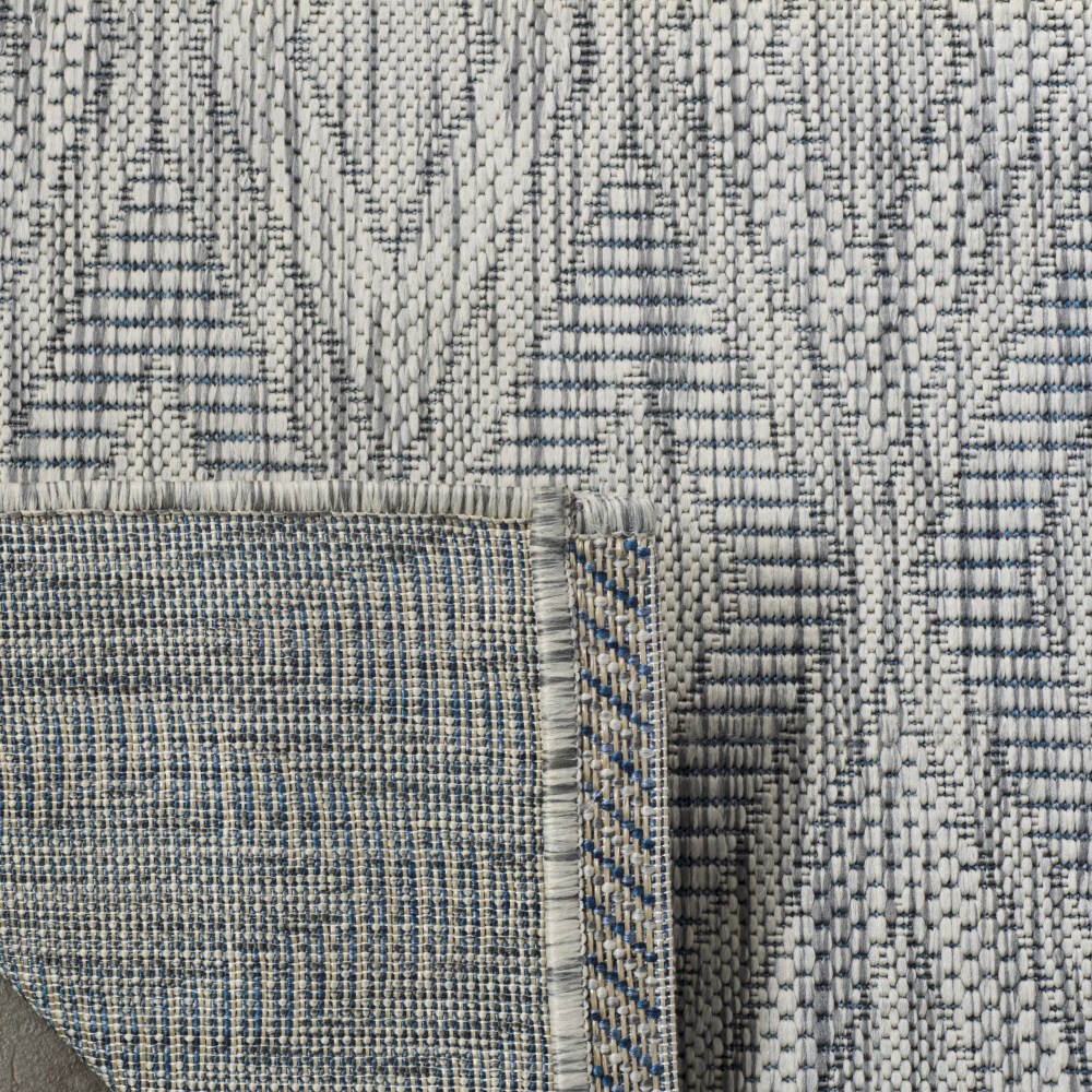 Safavieh Courtyard Teodor Geometric Indoor/Outdoor Area Rug, Gray, 6'7" x 9'6" - Image 9