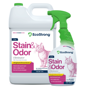 Cat Stain and Odor Remover: Enzyme Urine Odor Neutralizer - Stain Remover (32 oz and 1 Gallon)