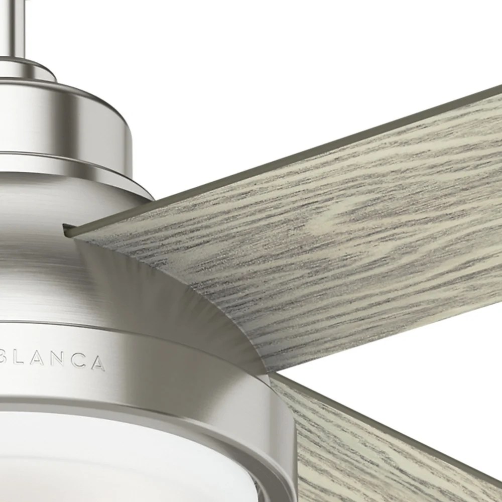 59433-Casablanca Fans-Levitt - 4 Blade 54 Inch Ceiling Fan with Wall Control in Casual Modern Style and includes 4 Motor Speed settings-Brushed Nickel - Image 4