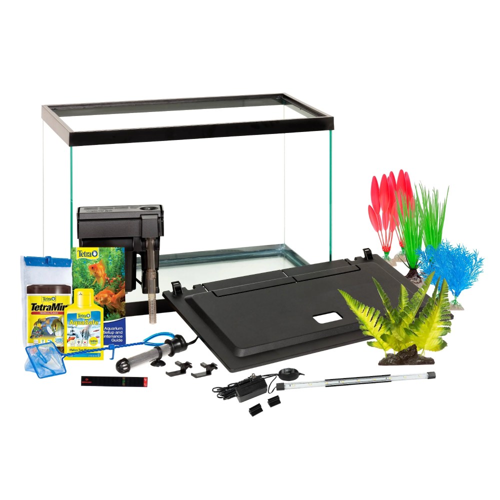 Tetra Aquarium, 20 Gallon, Complete Tropical Fish Tank Kit with LED Lighting and Decor for Freshwater Fish - Image 5