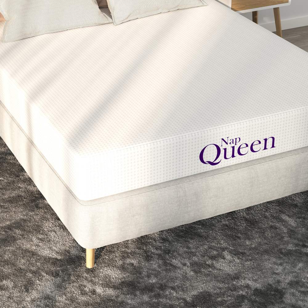 NapQueen Queen Mattress, 10 Inch Charcoal Memory Foam Mattress, CertiPUR-US Certified, Mattress in a Box - Image 8