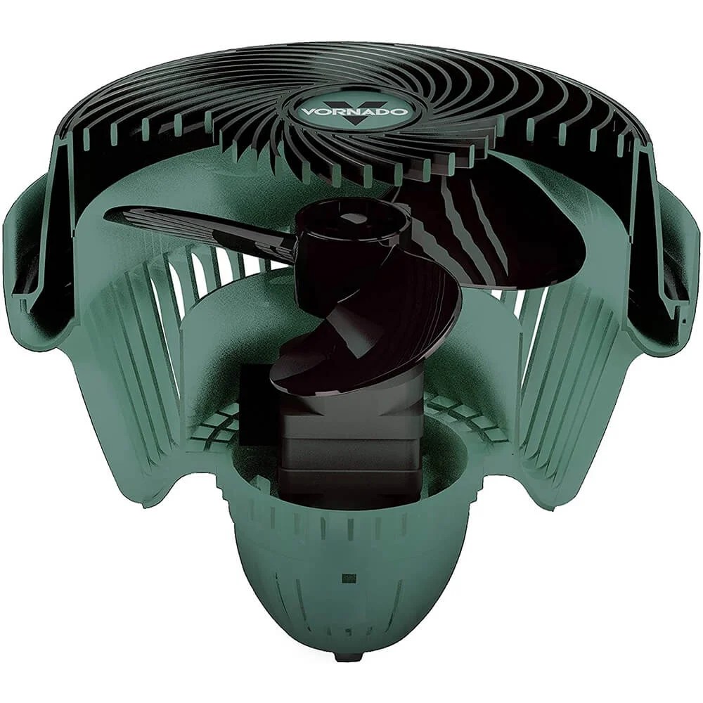 Vornado 293 Large Heavy Duty Air Circulator Shop Fan, Green, 16 In. - Image 4