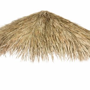 Backyard X-Scapes Mexican Palm Thatch Umbrella Cover, Natural, 9"