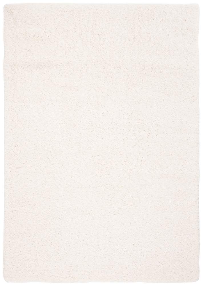 SAFAVIEH Fontana Jamie Solid Shag Area Rug, Ivory, 5'3" x 7'6" - Image 10