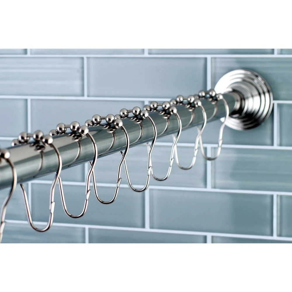 Kingston Brass SCC2715 Adjustable Shower Rod and Shower Ring Set, Oil Rubbed Bronze - Image 6