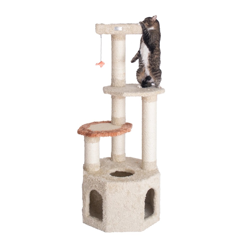 Armarkat Premium Cat Tree Model X5703, Khaki - Image 5