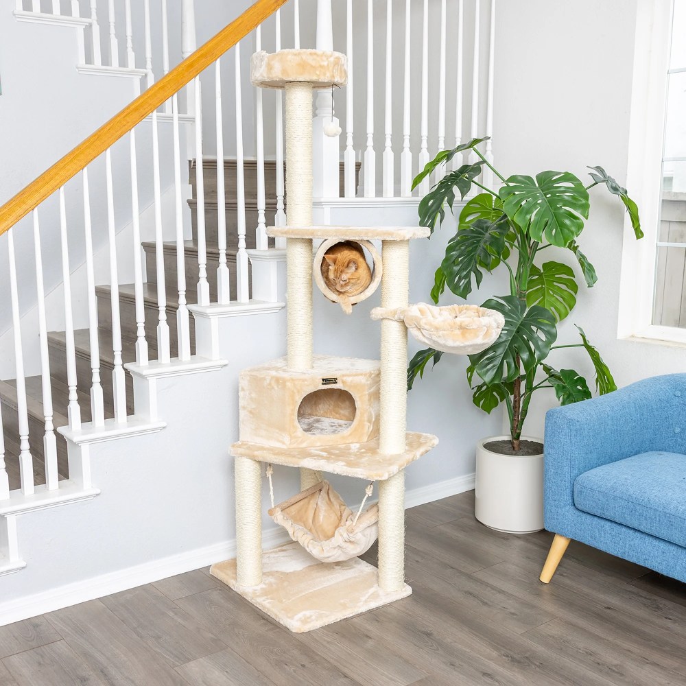 Armarkat Real Wood Cat Tree Model A7204, Beige - Image 3