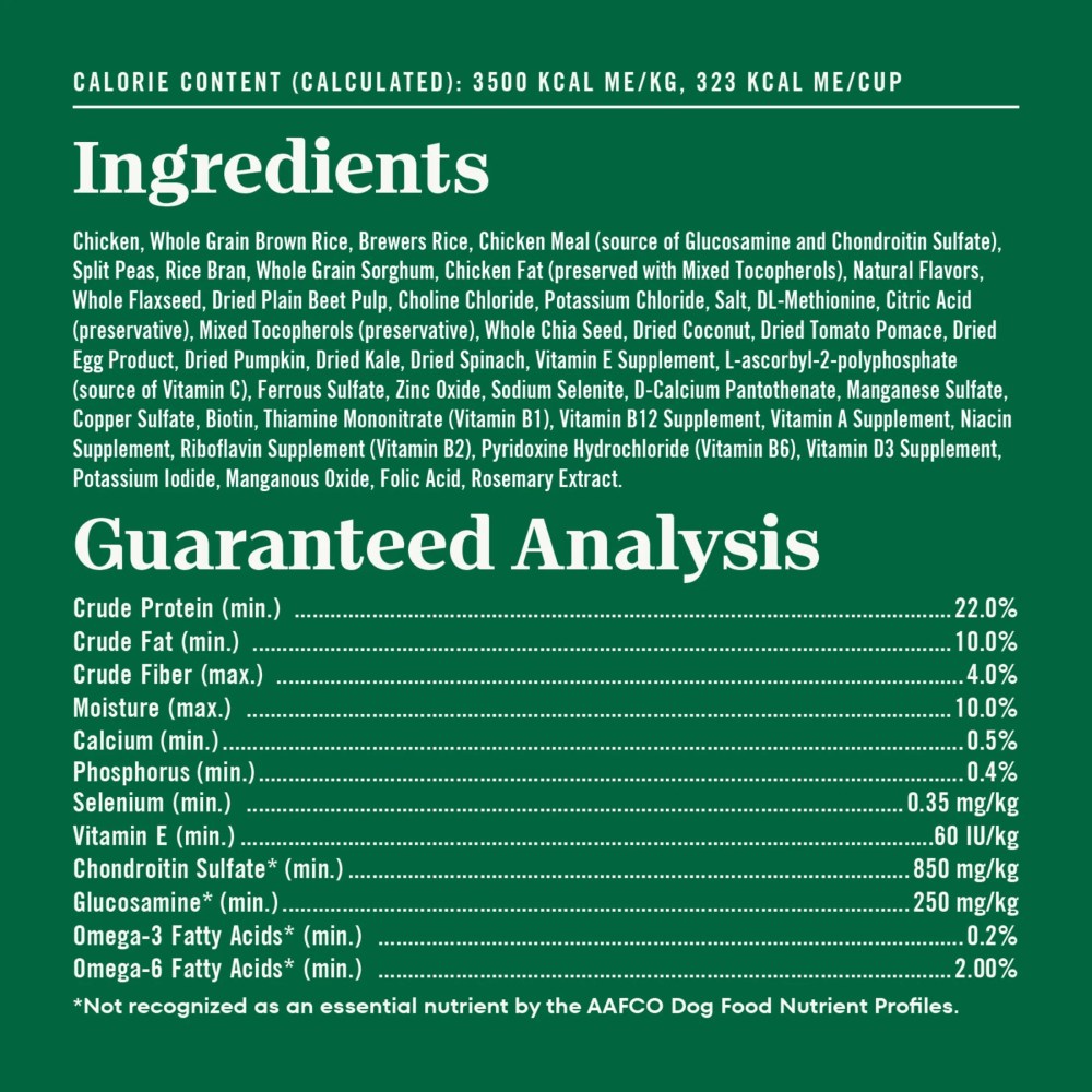 Nutro Natural Choice Senior Large Breed Dog Food Dry Recipe Chicken & Brown Rice, 30 Lb Bag - Image 13