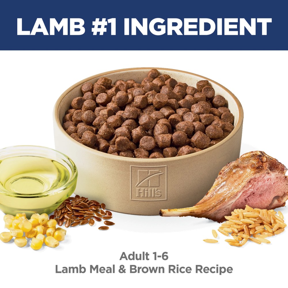 Hill's Science Diet Lamb & Brown Rice Dry Dog Food, 15.5lb Bag - Image 8