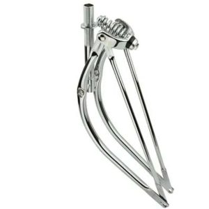 Alta 26" Cruiser Bent Spring Fork (Steel Bicycle Chrome )