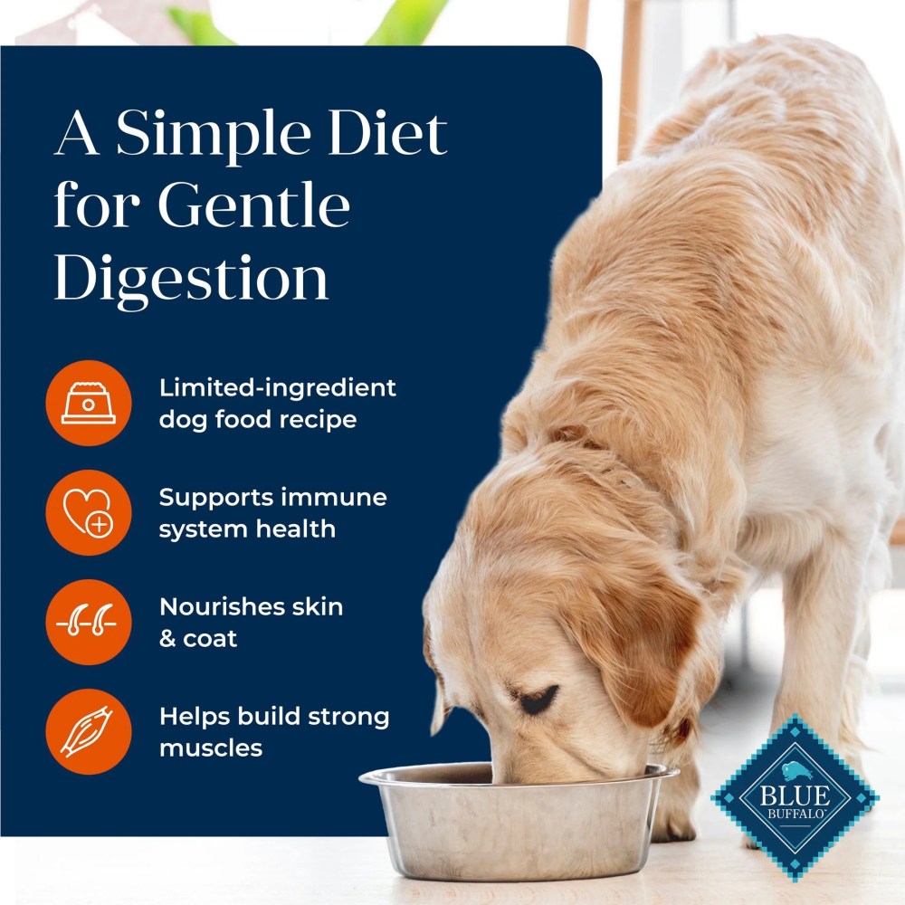 Blue Buffalo Basics Large Breed Dry Dog Food, Turkey, Chicken Free, 24lb Bag - Image 7