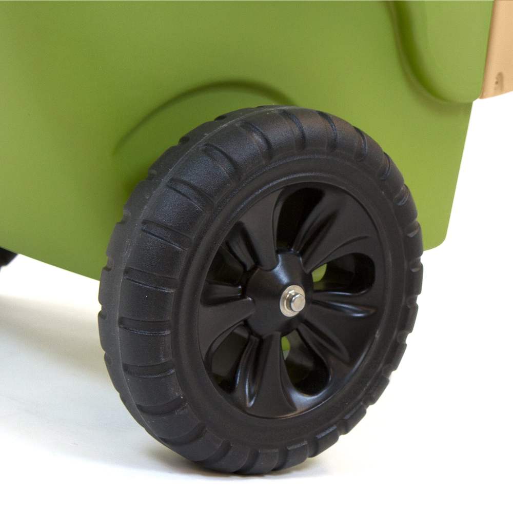 Simplay3 250 lbs Capacity Plastic Foldable Wheelbarrows with Double Wall - Image 6