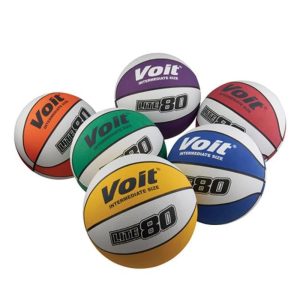Voit 1307030 Lite 80 Prism Intermediate Size Basketballs,  Pack of 6