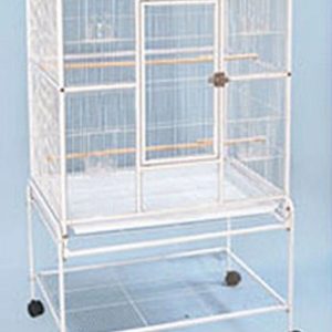 X-LARGE 64" Deluxe Bird Canary Parakeet Cockatiel Lovebird Finches Breeding Nest Doors Flight Cage with Removable Rolling Stand