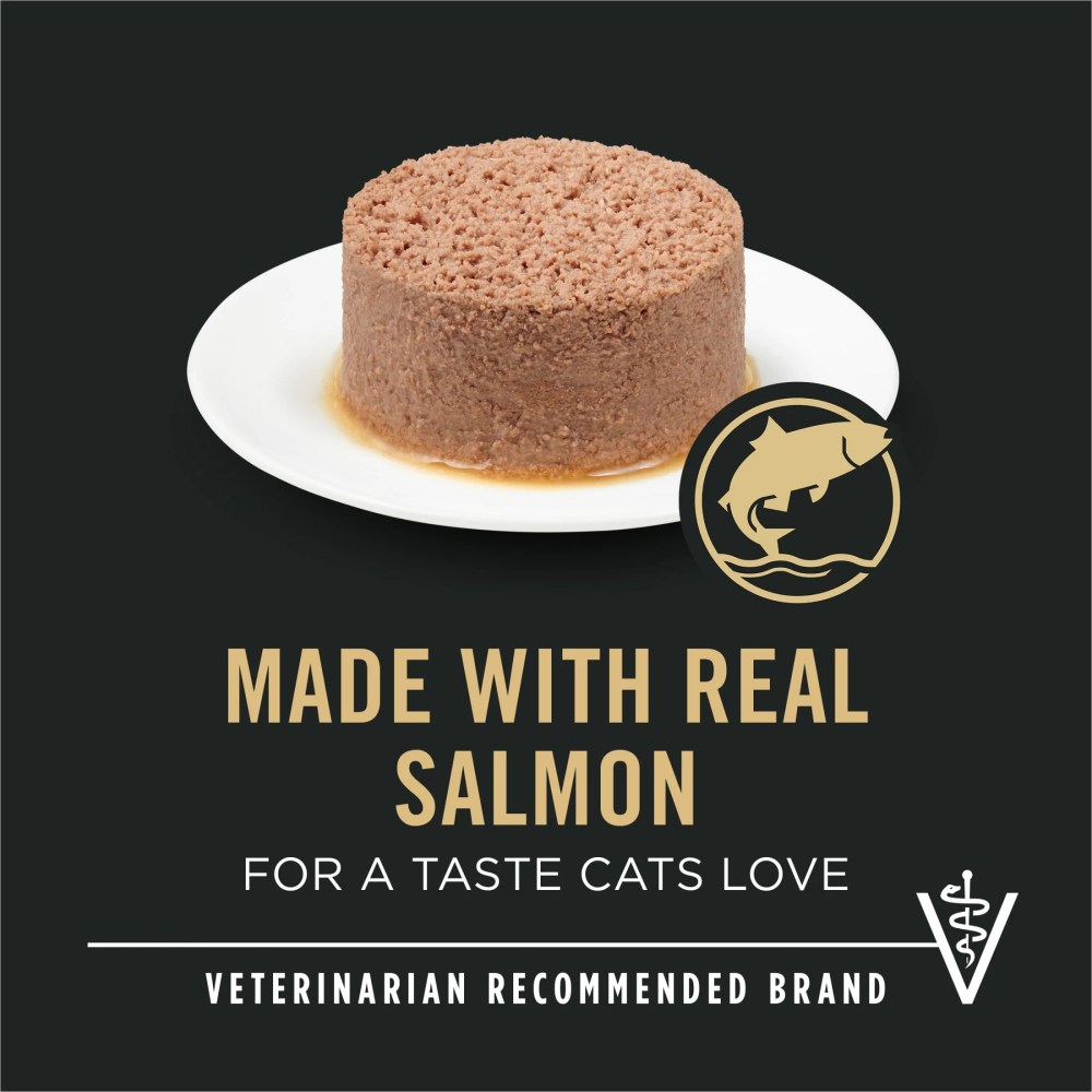 Purina Pro Plan Urinary Tract Health, Salmon, Wet Cat Food, 5.5 oz Cans, 24 Pack - Image 6