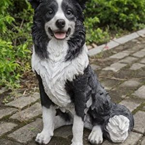 Hi- Line Gift 87689 Decorative Border Collie Sitting Dog Statue