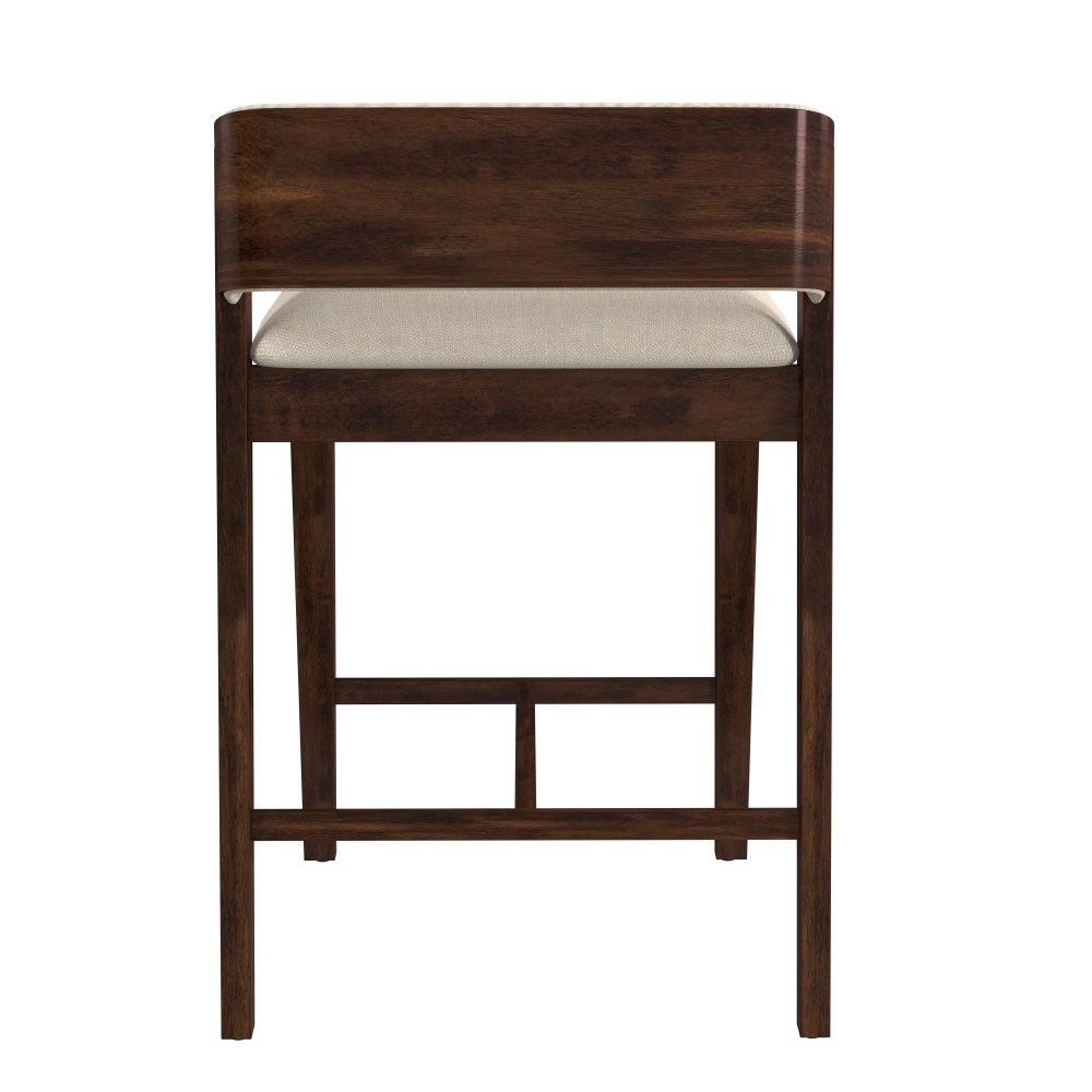Hillsdale Furniture Dresden Wood Counter Height Stool, Walnut - Image 14
