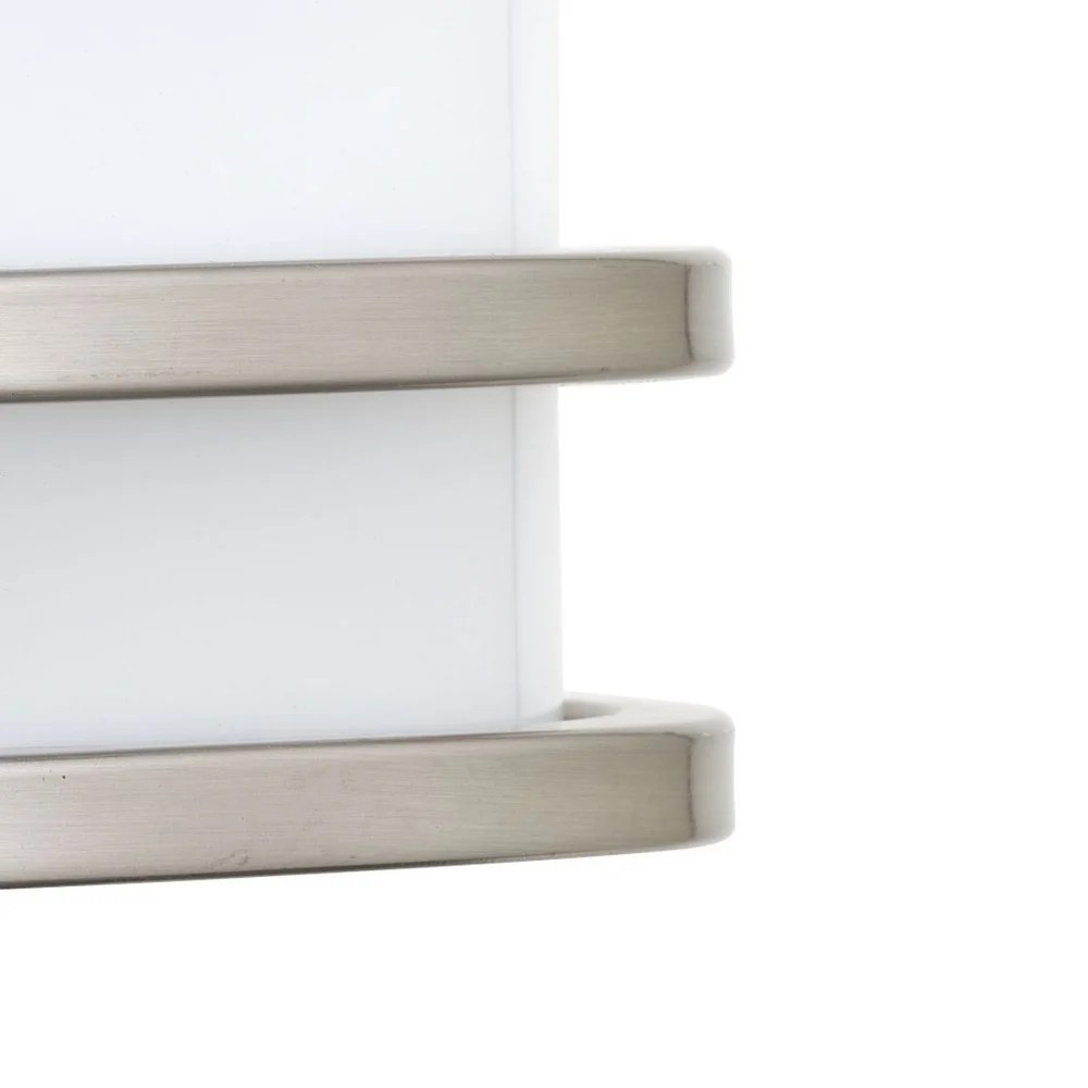Progress Lighting, Contemporary Collection, 1-Light LED Wall Sconce, Brushed Nickel, White Acrylic Shade - Image 2