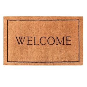 Welcome Border Doormat