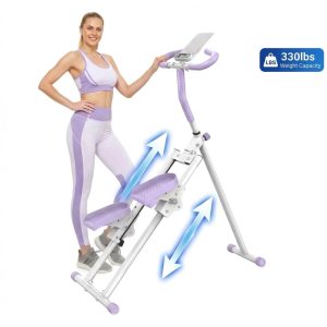 Yagud Stair Stepper for Home, 330LBS Weight Capacity Stair Climber with 6-Level Adjustable Handrails, Aerobic Stepper Exercise Machine for Full Body Workout, Steppers for Exercise at Home