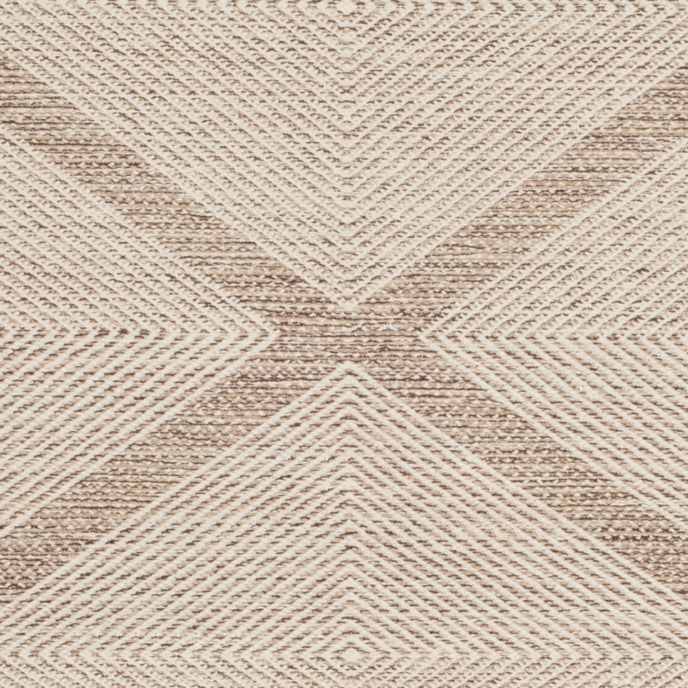 SAFAVIEH Montauk Bailey Geometric Diamond Cotton Area Rug, Beige, 9" x 12" - Image 5