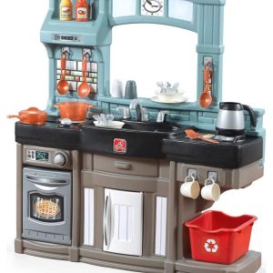 Step2 Best Chef's Plastic Toddler Toy Kitchen Playset includes 25 Piece Kitchen Play set