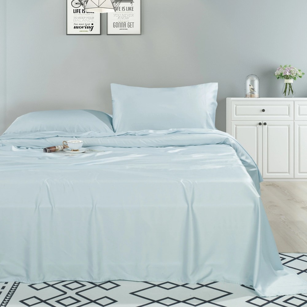 Fabstyles Metro 100 Viscose 4 Piece Sheet Set Silky Soft and Breathable - Image 3