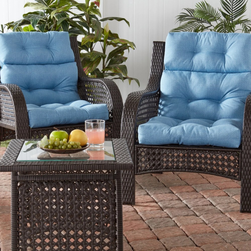 Sunbeam 44 x 22 in. Outdoor High Back Chair Cushion (2-Pack) by Greendale Home Fashions - Image 38