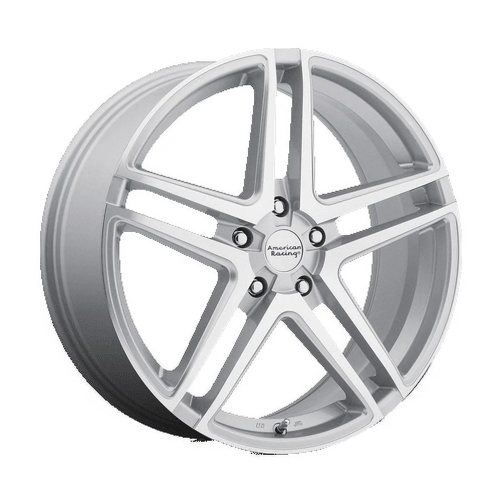 American Racing AR907 188 54.5 Bright Silver Machined Face Wheel 18" 40mm Rim