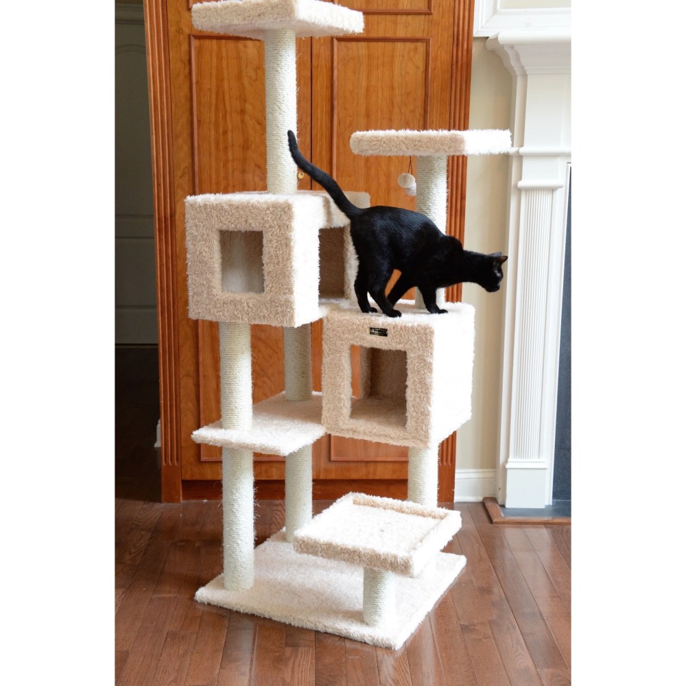 Armarkat Classic Cat Tree Model A6702, 67 inch Beige - Image 5