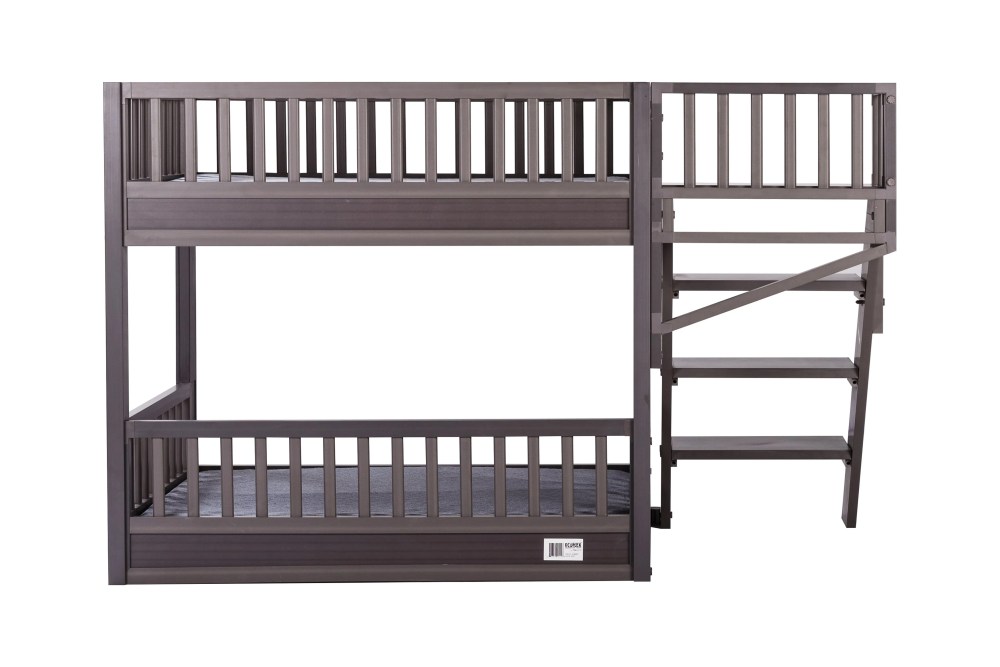 New Age Pet ECOFLEX Aspen Dog Bunk Bed in Grey, Two Memory Foam Cushions - Image 12