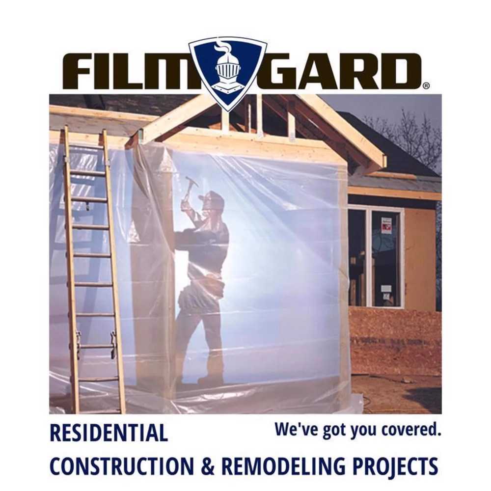 Film-Gard Plastic Sheeting 6 mil X 20 ft. W X 100 ft. L Polyethylene Clear 1 pk - Image 8