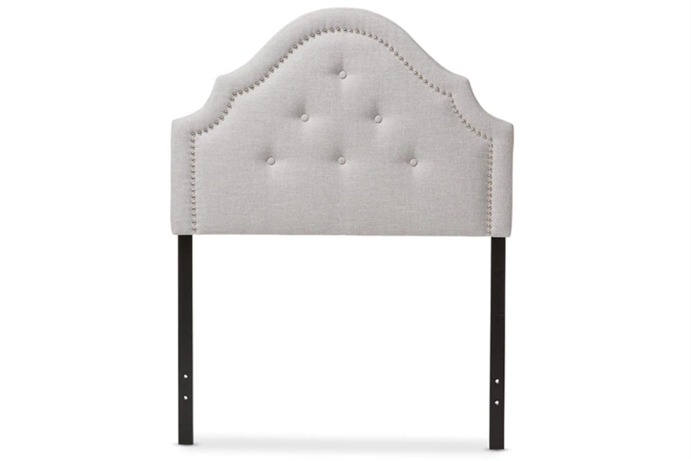 Baxton Studio Cora Modern and Contemporary Grayish Beige Fabric Upholstered Twin Size Headboard,Wholesale Interiors