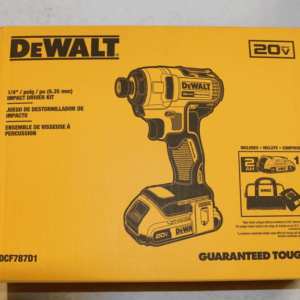 1PC DeWalt 20V MAX Lithium-Ion Brushless Cordless Impact Driver Kit