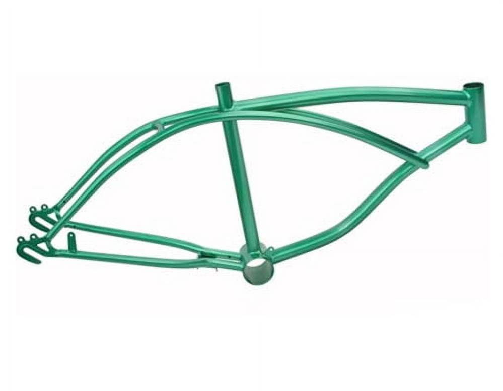 20" Lowrider Frame Metallic/Green. Bike frame, bicycle frame, lowrider bike frame, lowrider bicycle frame