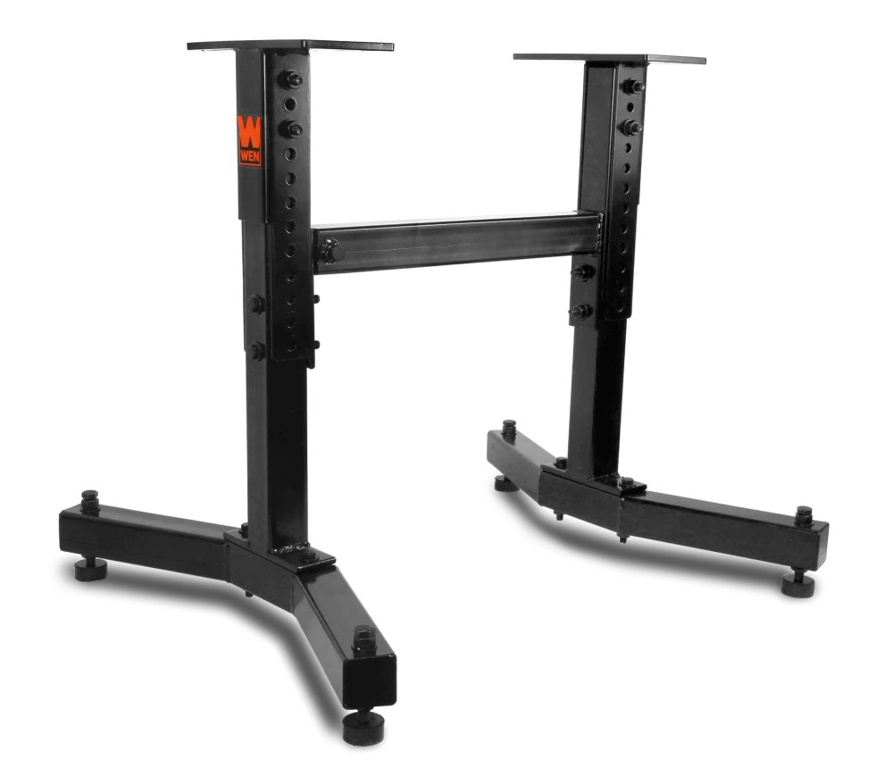 WEN 225-Pound Capacity Height Adjustable Steel Lathe Stand - Image 4