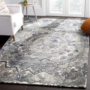 SAFAVIEH Marquee Georgiana Floral Area Rug, Grey/Multi, 6" x 9"