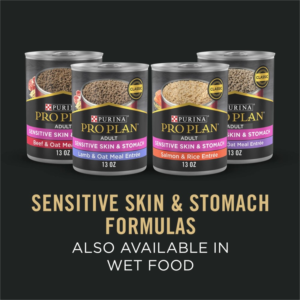 Purina Pro Plan Sensitive Skin and Sensitive Stomach Dog Food Lamb and Oatmeal Formula, 24 lb Bag - Image 9