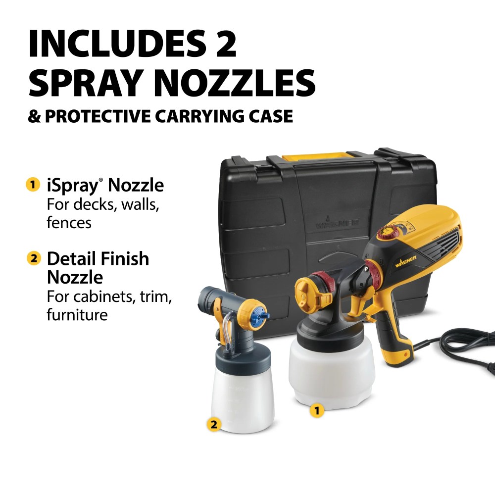 Wagner FLEXIO 590 Paint Sprayer for Indoor and Outdoor Projects - Image 4