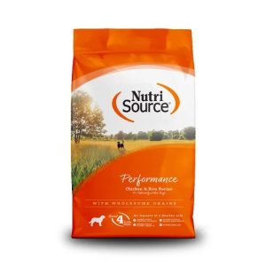 NutriSource Performance Dry Dog Food,  Chicken and Rice,  40LB