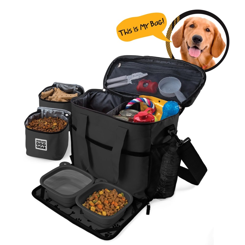 Mobile Dog Gear Week Away Bag, Medium/Large, Black - Image 2
