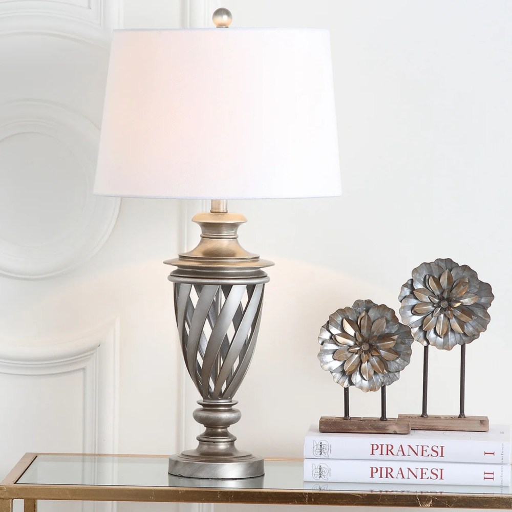 Safavieh Byron 28.5 in. H Antique Urn Table Lamp, Set of 2 - Image 7