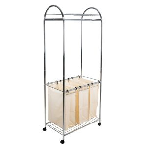 Organize It All Laundry Sorter with Canvas Bags