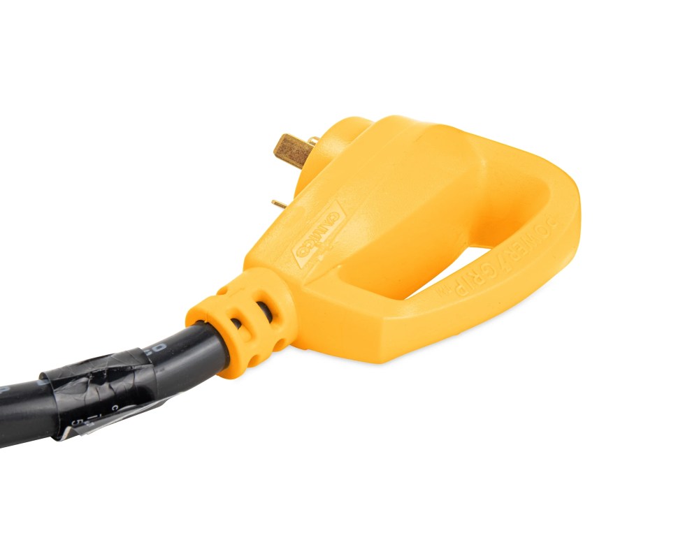 Camco PowerGrip Camper/RV 30-Amp Power Cord Rated for 125 Volts/3750 Watts, 50-Foot (55525) - Image 2